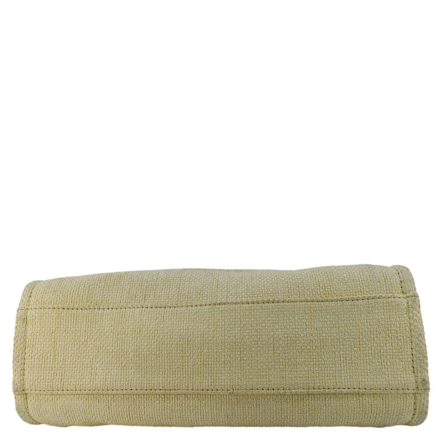 Chanel Deauville Straw Raffia Tote Bag Yellow