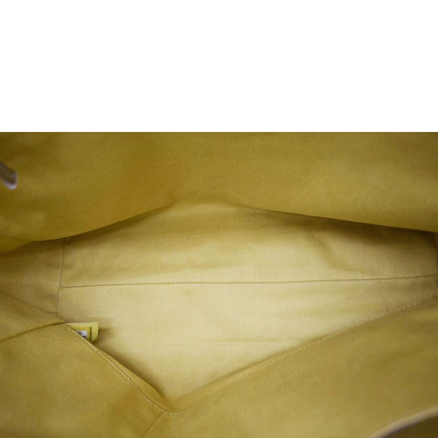 Chanel Deauville Straw Raffia Tote Bag Yellow