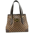 LOUIS VUITTON Hampstead MM Damier Ebene Shoulder Bag Brown