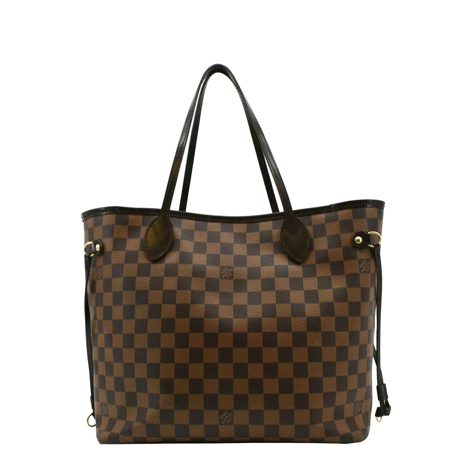LOUIS VUITTON  Neverfull MM Damier Ebene Tote Bag Brown
