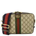 GUCCI Ophidia Small Gucci Supreme Canvas Crossbody Bag Beige 699439