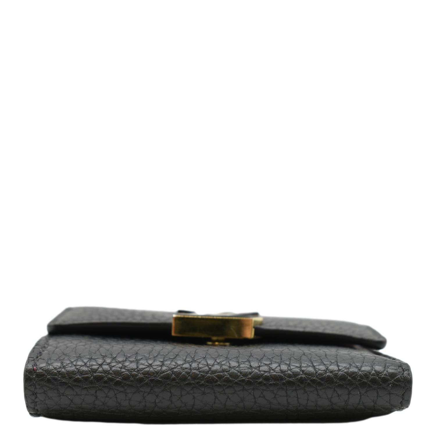 LOUIS VUITTON Capucines XS Taurillon leather Wallet Black