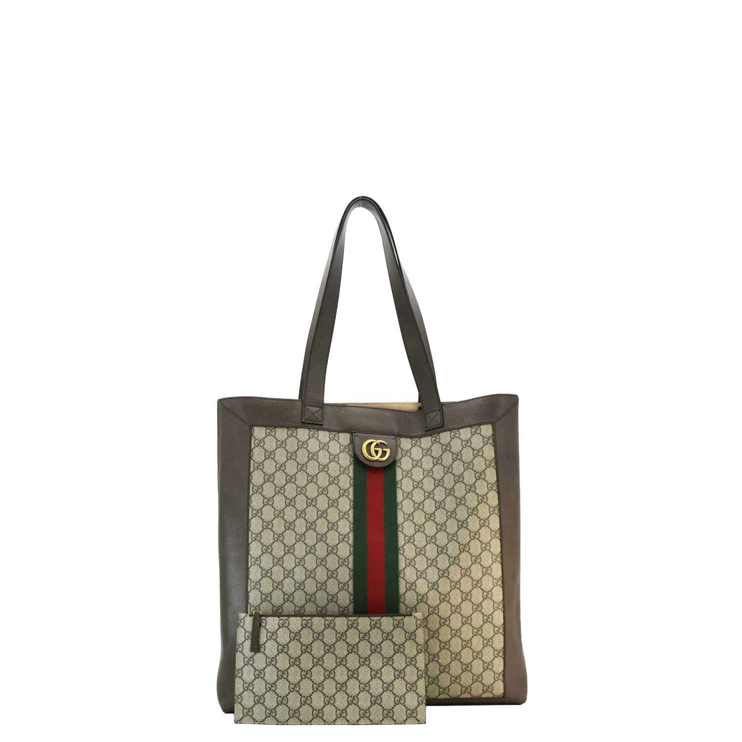 GUCCI Ophidia Soft Large Gucci Supreme Web Canvas Tote Bag Beige 519335