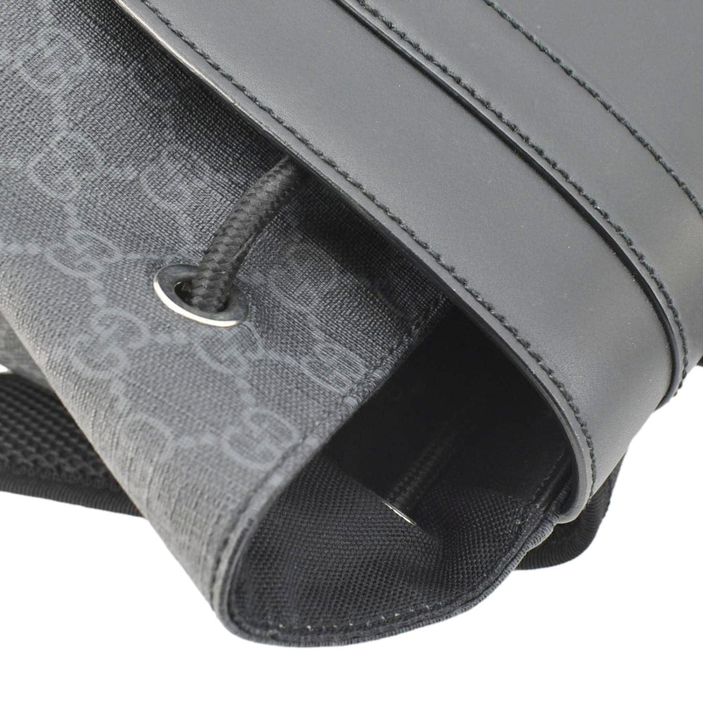 GUCCI Gucci Supreme Canvas Backpack Black 495563