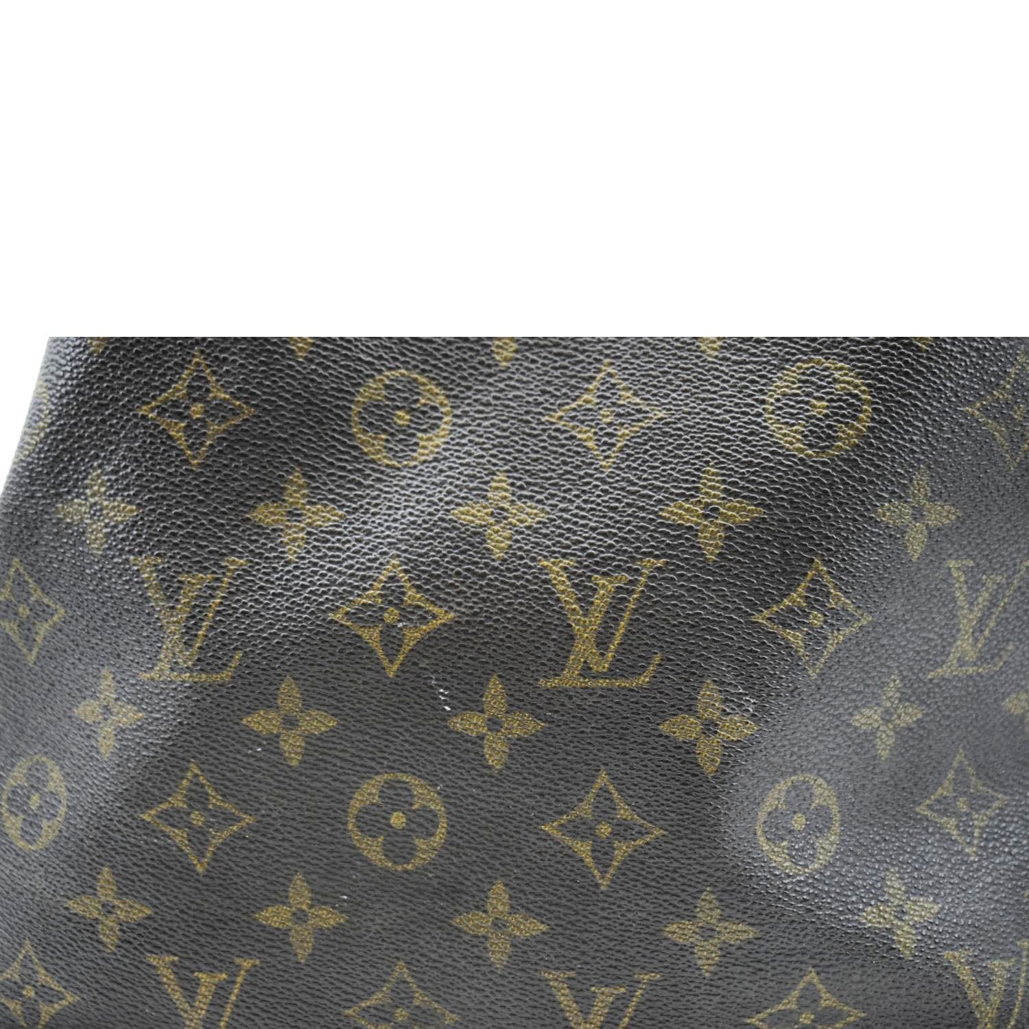 LOUIS VUITTON  Large Noe Monogram Canvas Shoulder Bag Brown