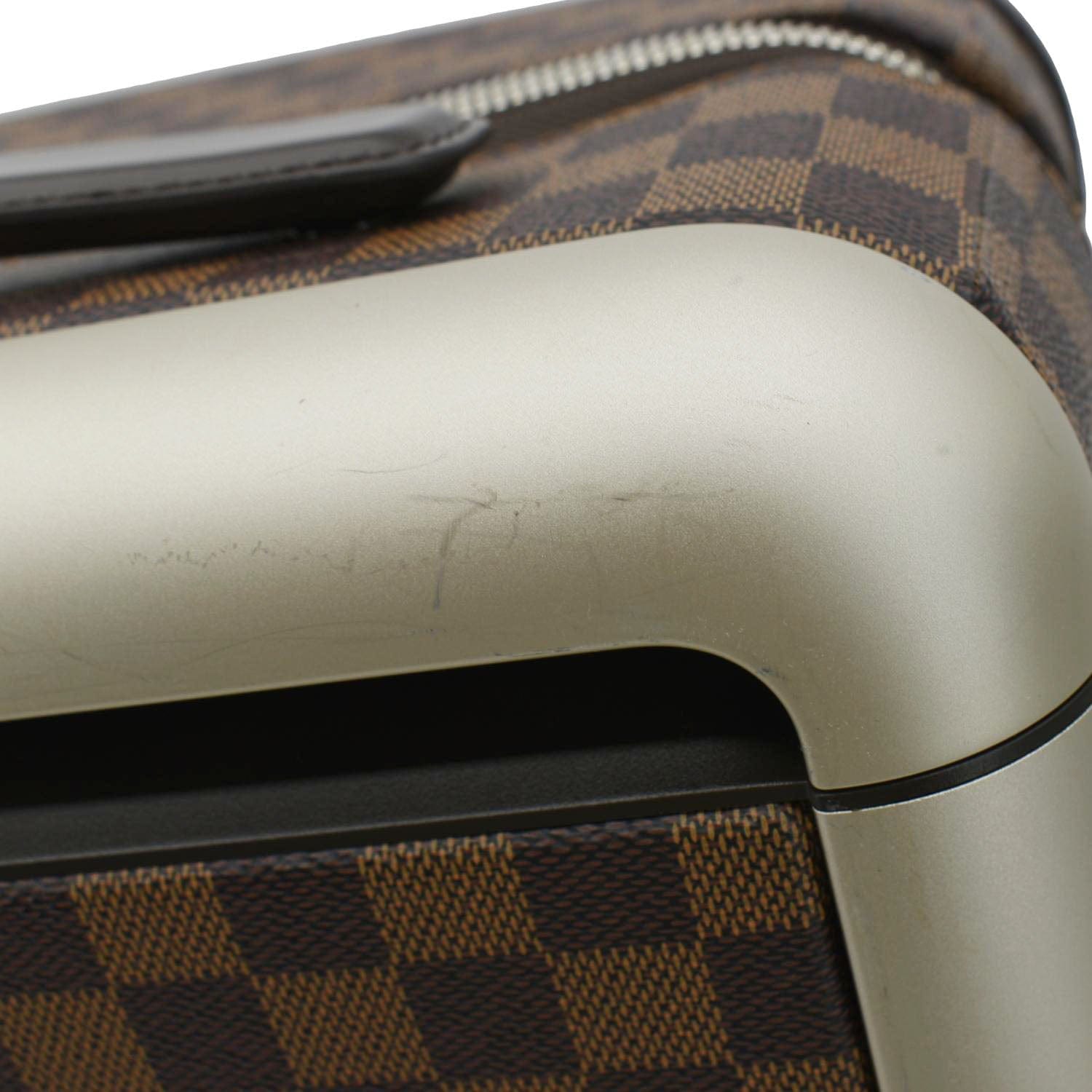 LOUIS VUITTON Horizon 55 Damier Ebene Rolling Suitcase Brown