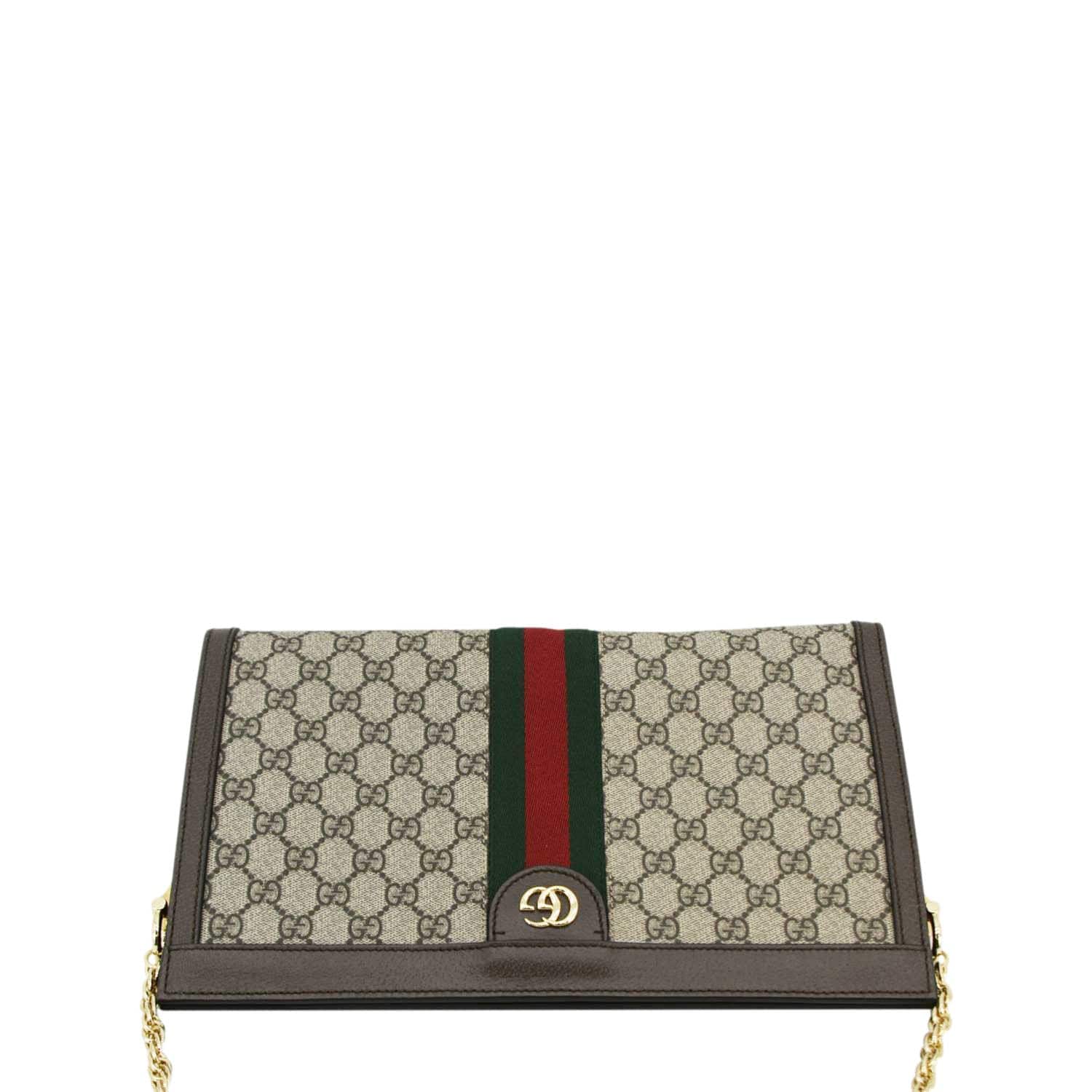GUCCI Ophidia Medium Gucci Supreme Canvas Shoulder Bag Beige  503876