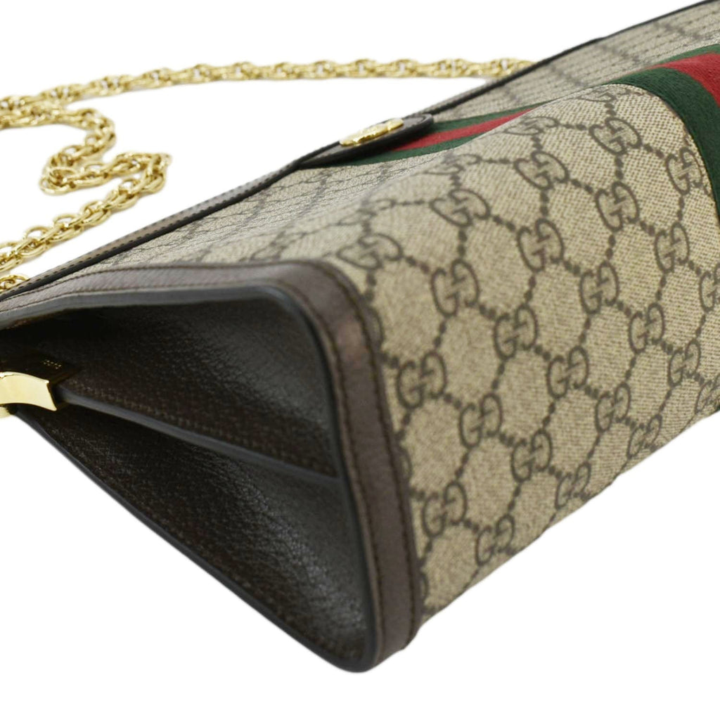 GUCCI Ophidia Medium Gucci Supreme Canvas Shoulder Bag Beige  503876