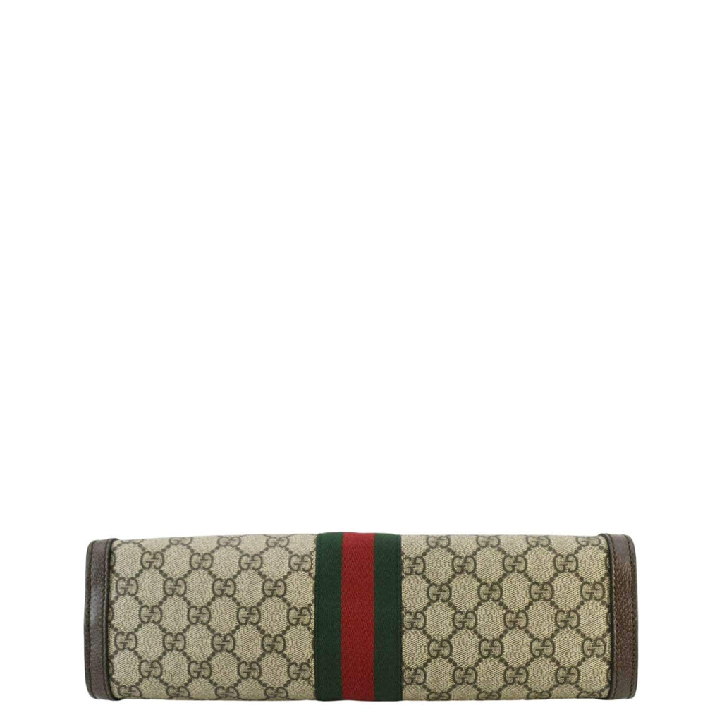 GUCCI Ophidia Medium Gucci Supreme Canvas Shoulder Bag Beige  503876