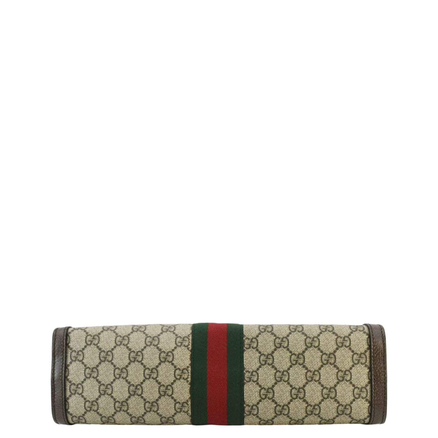 GUCCI Ophidia Medium Gucci Supreme Canvas Shoulder Bag Beige  503876