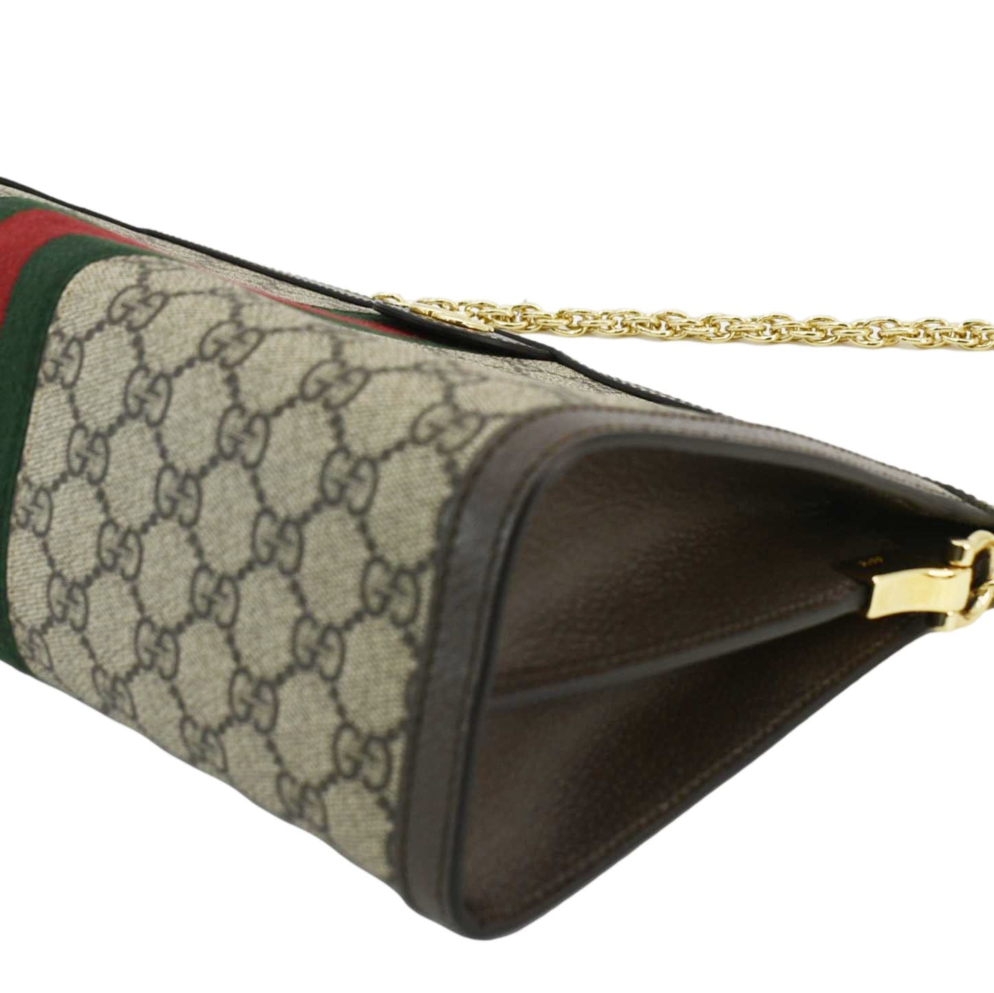 GUCCI Ophidia Medium Gucci Supreme Canvas Shoulder Bag Beige  503876