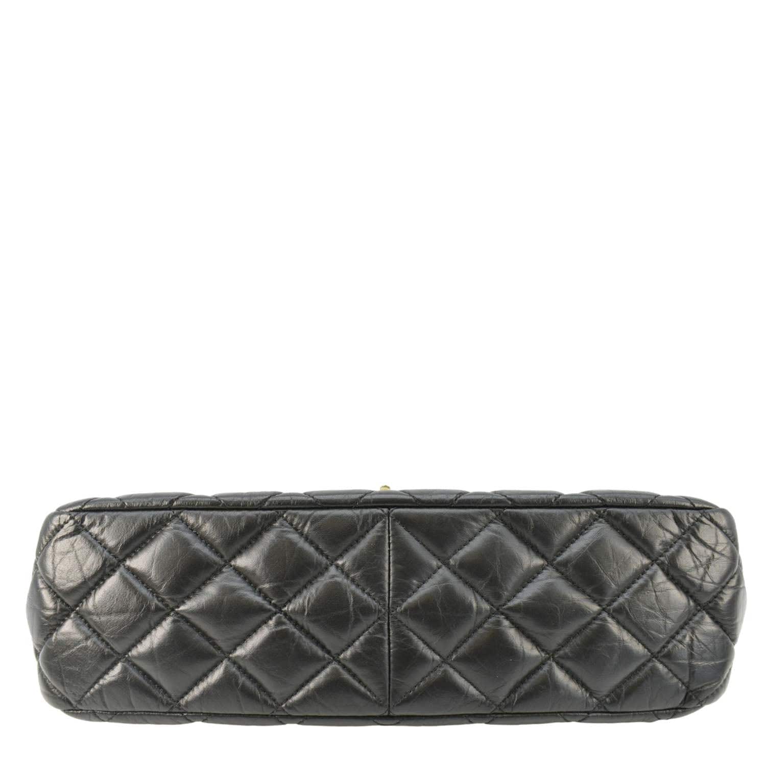 Chanel 2.55 Reissue Hanger Flap Quilted Leather Crossbody Bag Black