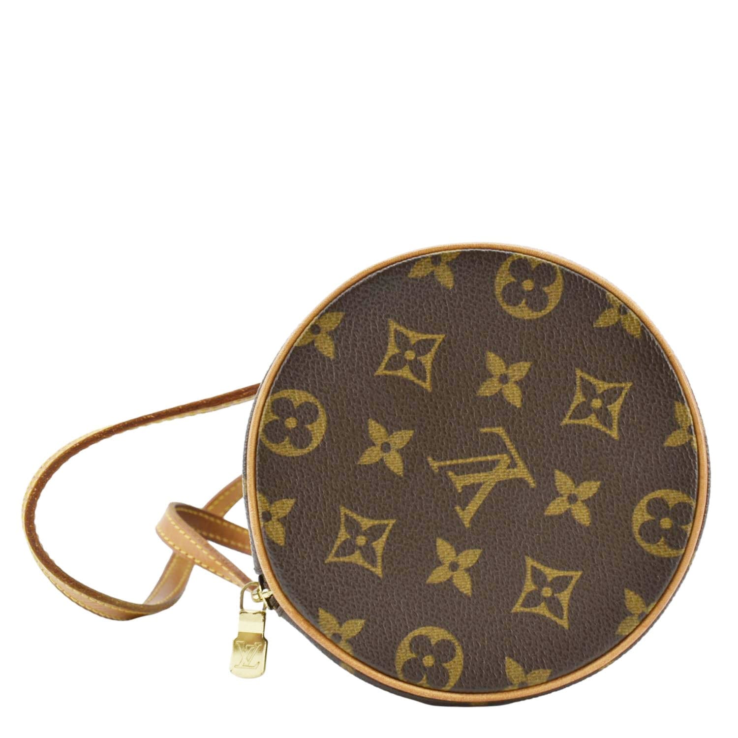 LOUIS VUITTON Papillon 26 Monogram Canvas Satchel Bag Brown
