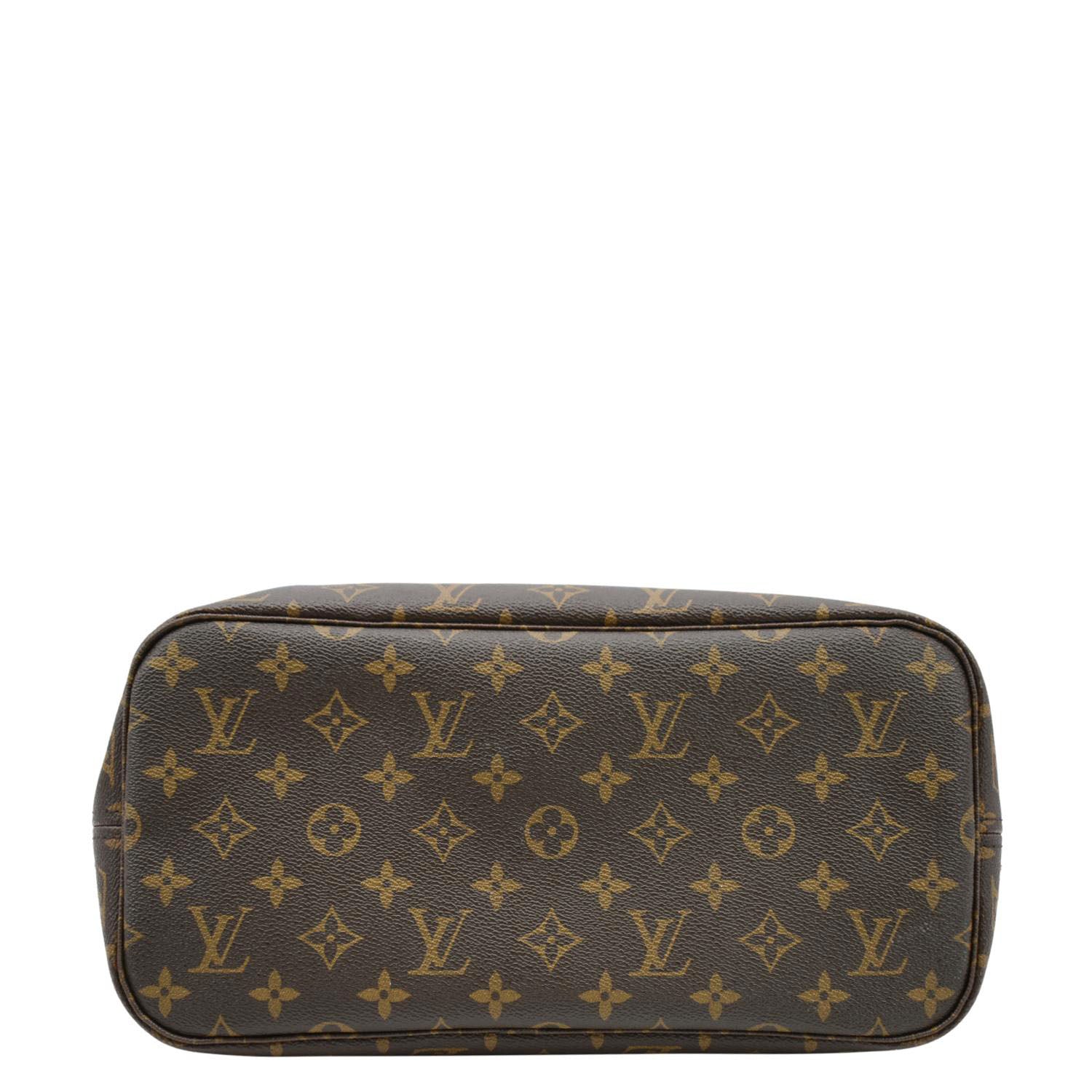 LOUIS VUITTON Neverfull MM Monogram Canvas Shoulder Bag Brown