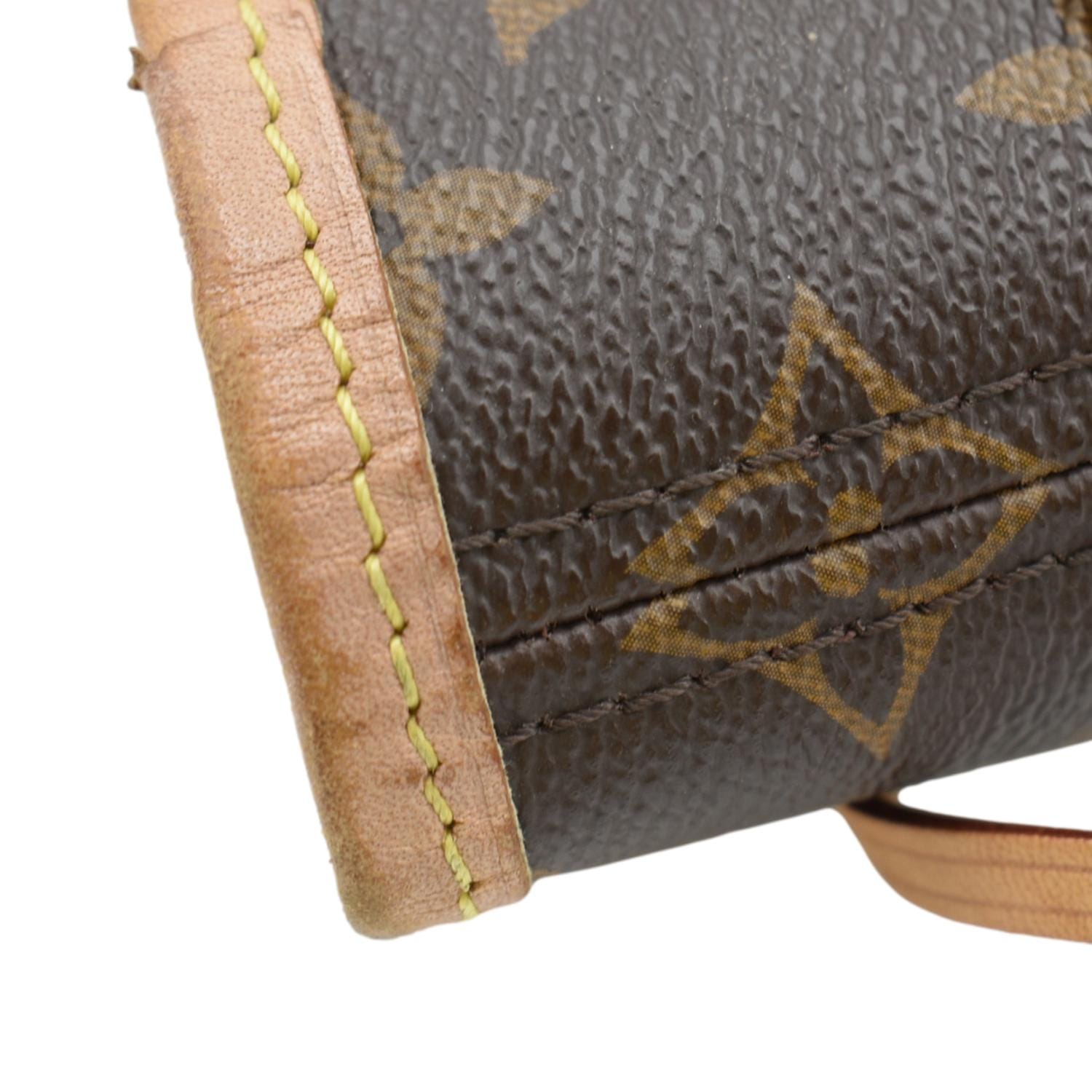 LOUIS VUITTON Neverfull MM Monogram Canvas Shoulder Bag Brown
