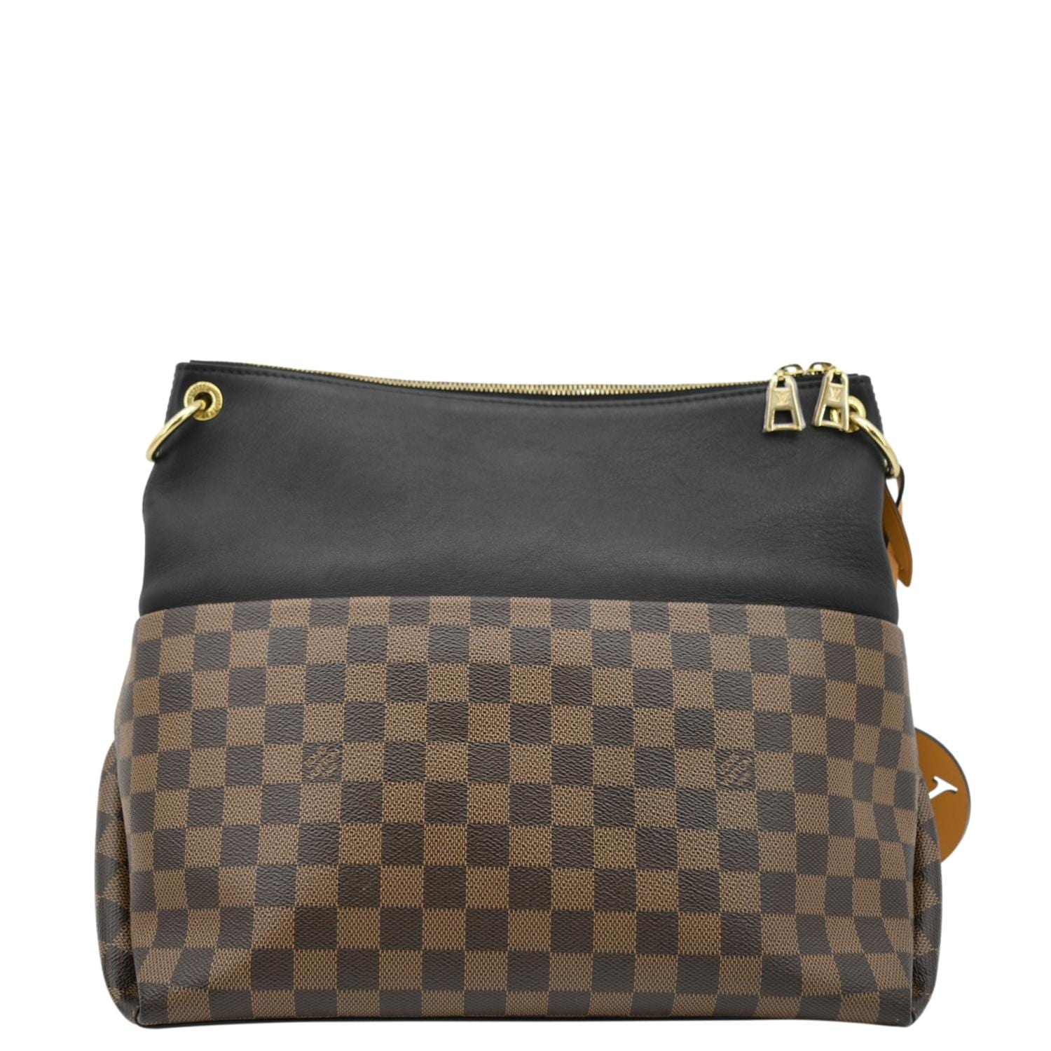 LOUIS VUITTON Maida Damier Ebene Hobo Shoulder Bag Noir