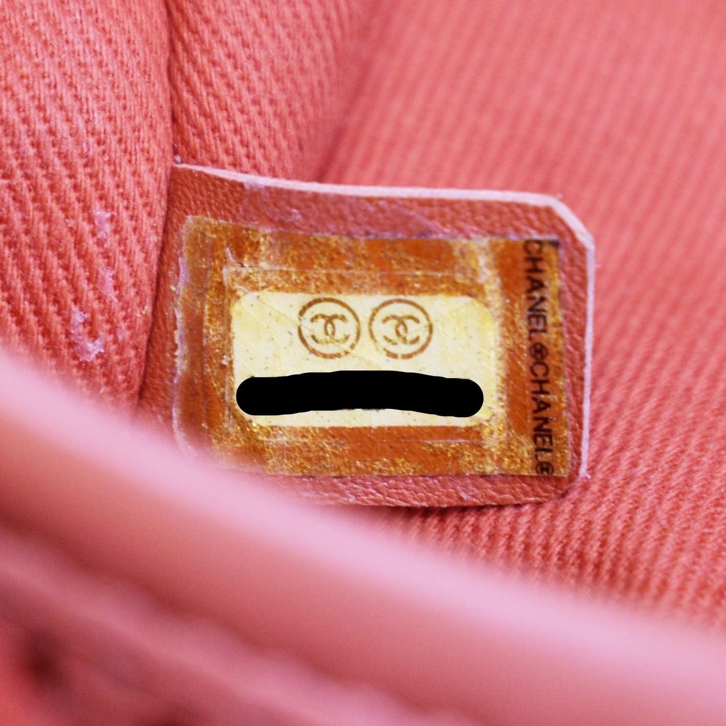 Chanel Up in the Air Classic Flap Perforated Calfskin Shoulder Bag Orange