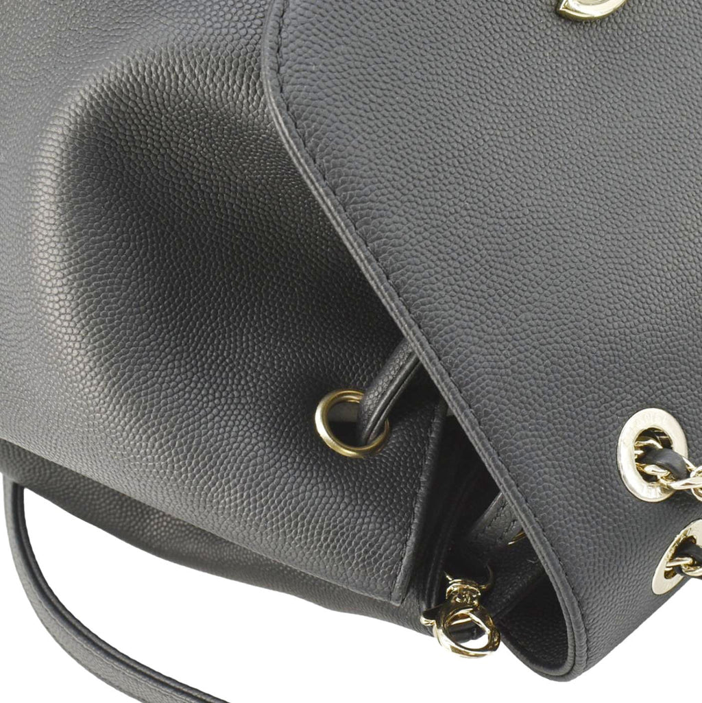 Chanel Business Affinity Caviar Quilted Backpack Black