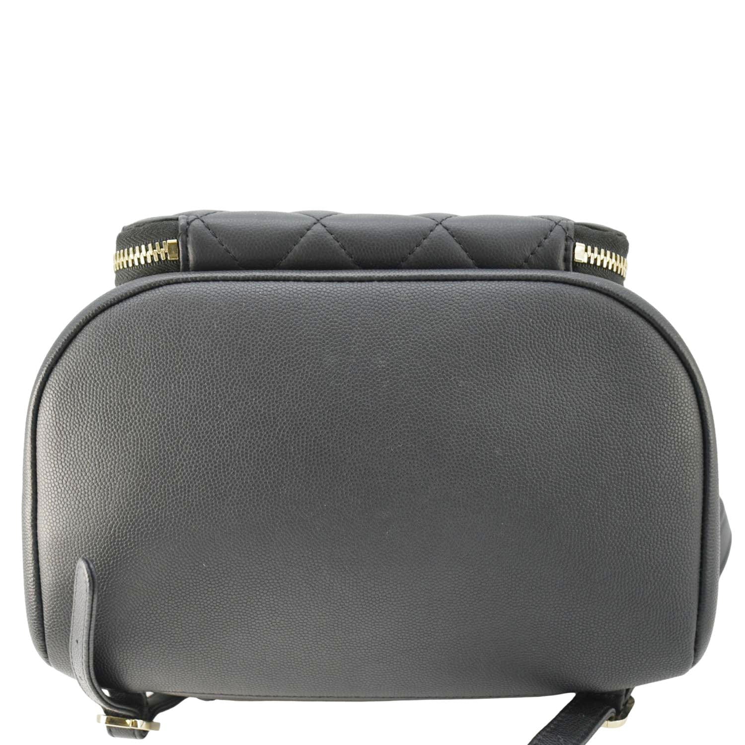 Chanel Business Affinity Caviar Quilted Backpack Black