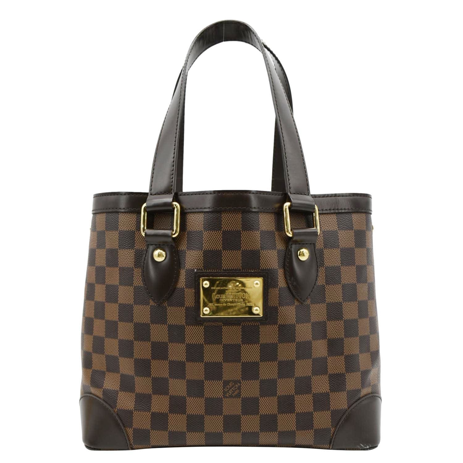 LOUIS VUITTON Hampstead PM Damier Ebene Shoulder Bag Brown
