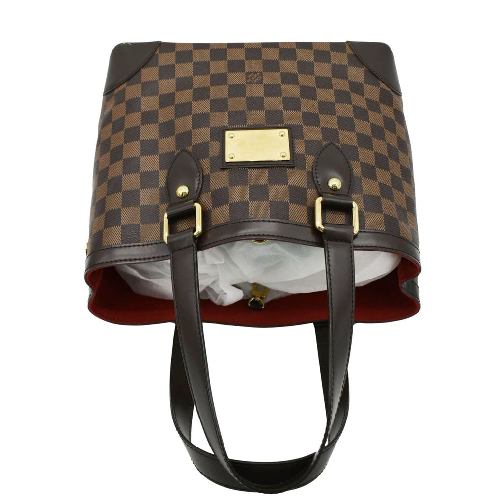 LOUIS VUITTON Hampstead PM Damier Ebene Shoulder Bag Brown