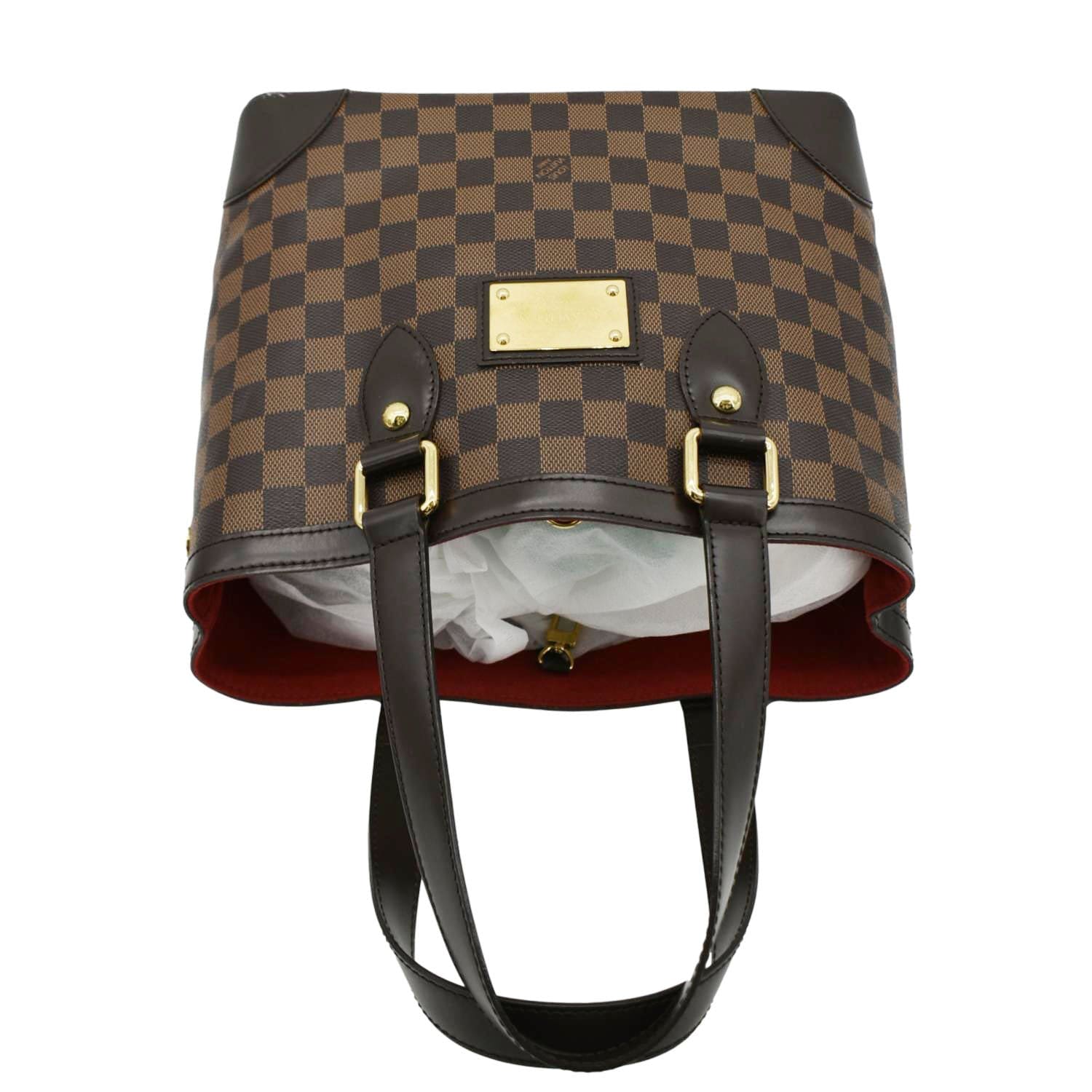 LOUIS VUITTON Hampstead PM Damier Ebene Shoulder Bag Brown