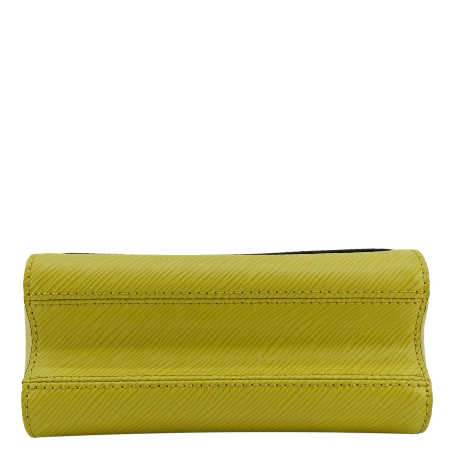 LOUIS VUITTON Twist PM Epi Leather Crossbody Bag Yellow