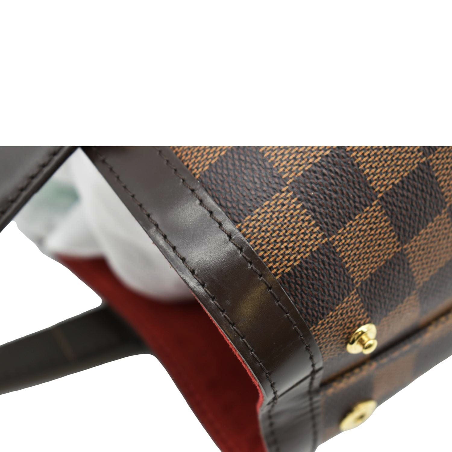LOUIS VUITTON Hampstead PM Damier Ebene Shoulder Bag Brown