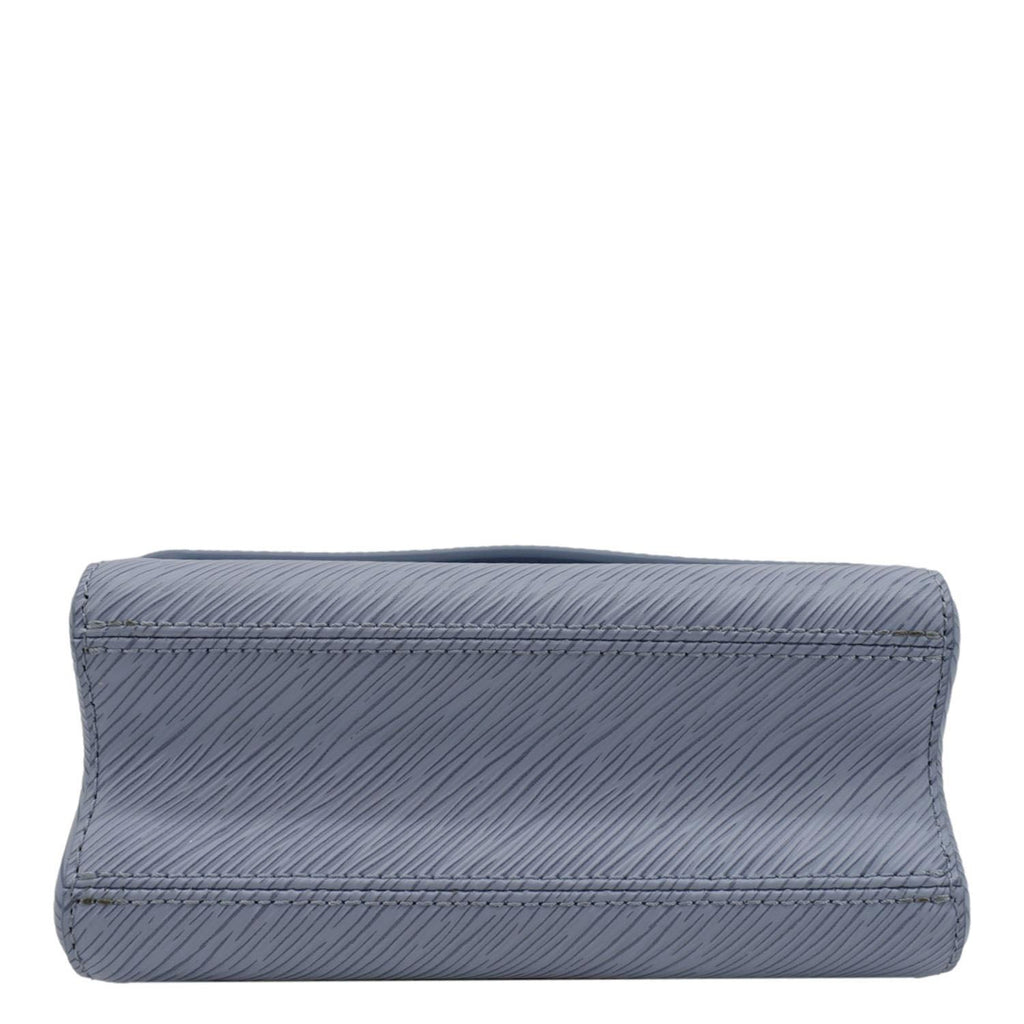 LOUIS VUITTON Twist PM Epi Leather Crossbody Bag Light Blue
