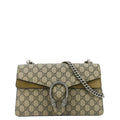 GUCCI Dionysus Small Gucci Supreme Canvas Shoulder Bag Beige 400249