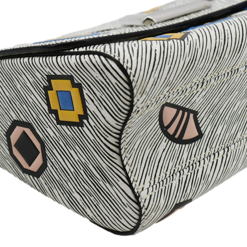 LOUIS VUITTON Twist Azteque MM Epi Leather Shoulder Bag White