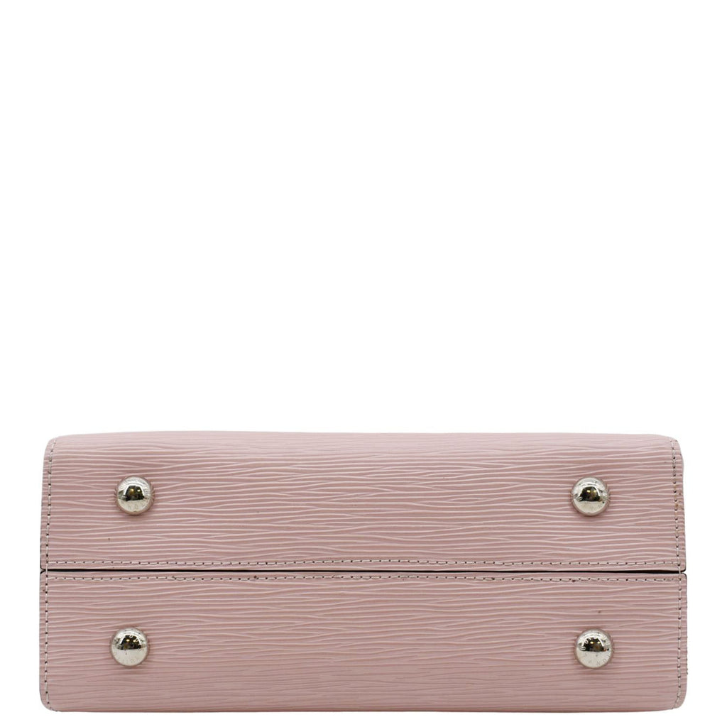 LOUIS VUITTON Grenelle PM Epi Leather Shoulder Bag Dusty Pink