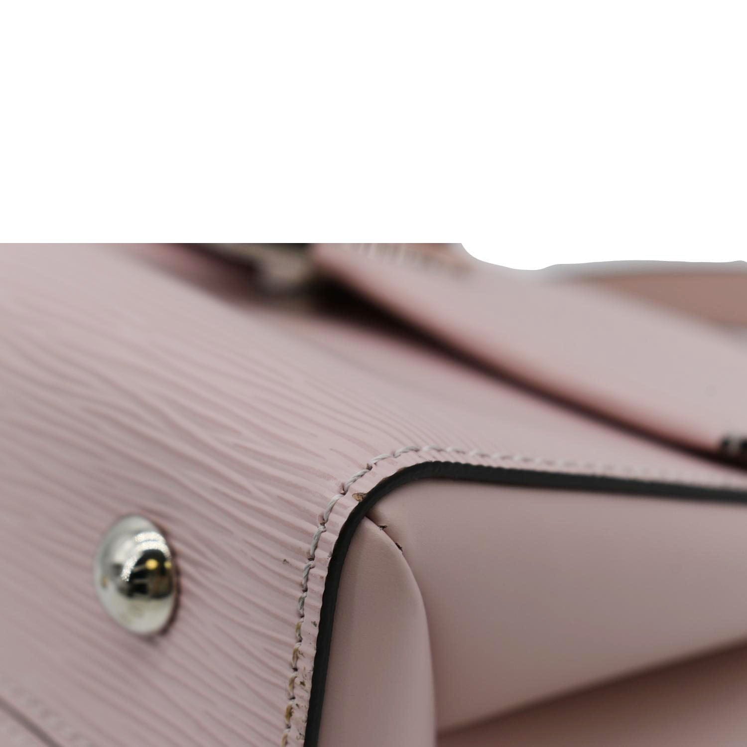 LOUIS VUITTON Grenelle PM Epi Leather Shoulder Bag Dusty Pink