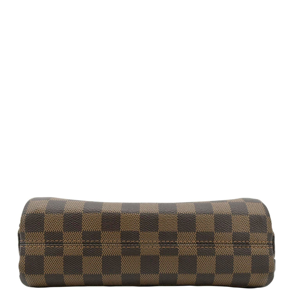LOUIS VUITTON Croisette Damier Ebene Crossbody Bag Brown