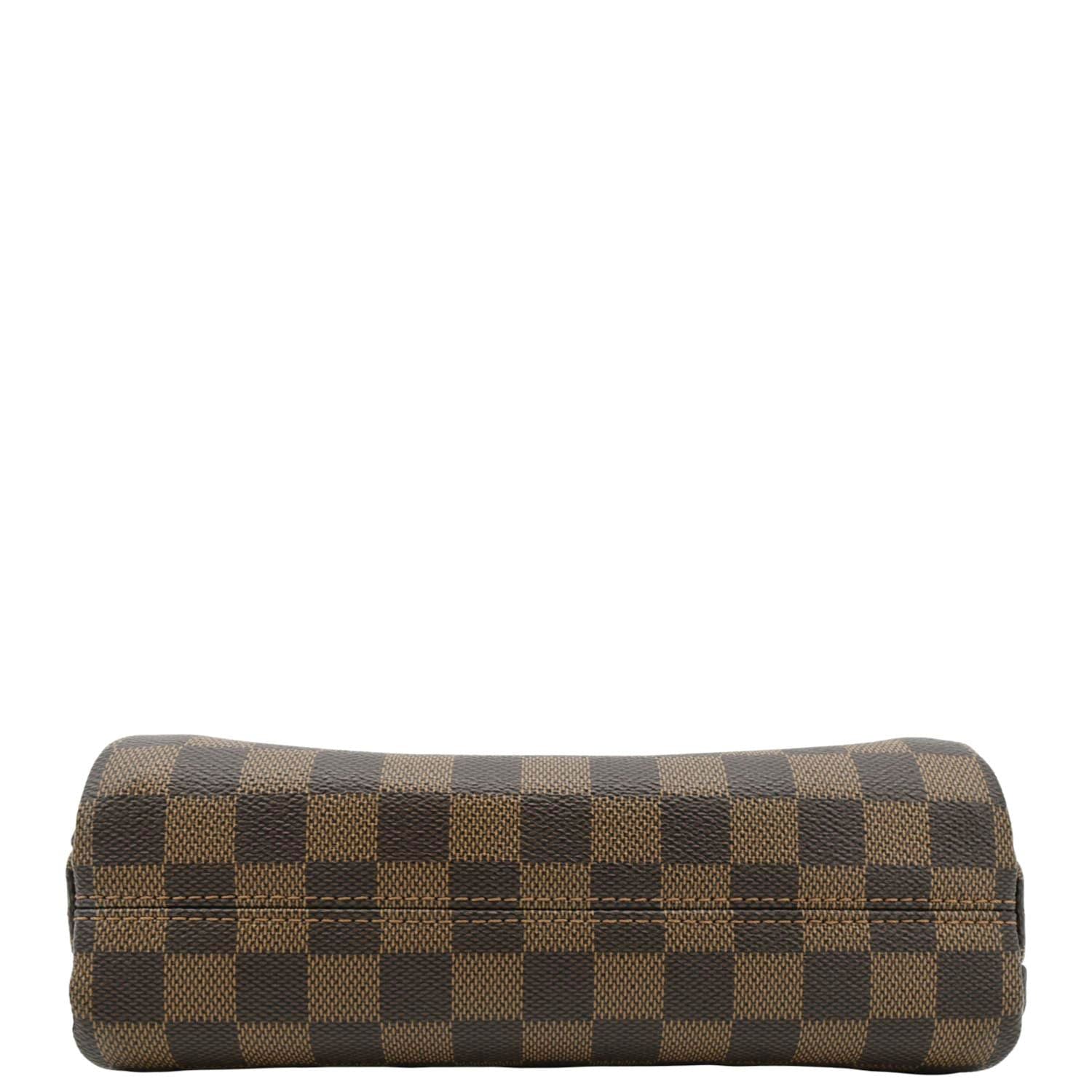 LOUIS VUITTON Croisette Damier Ebene Crossbody Bag Brown