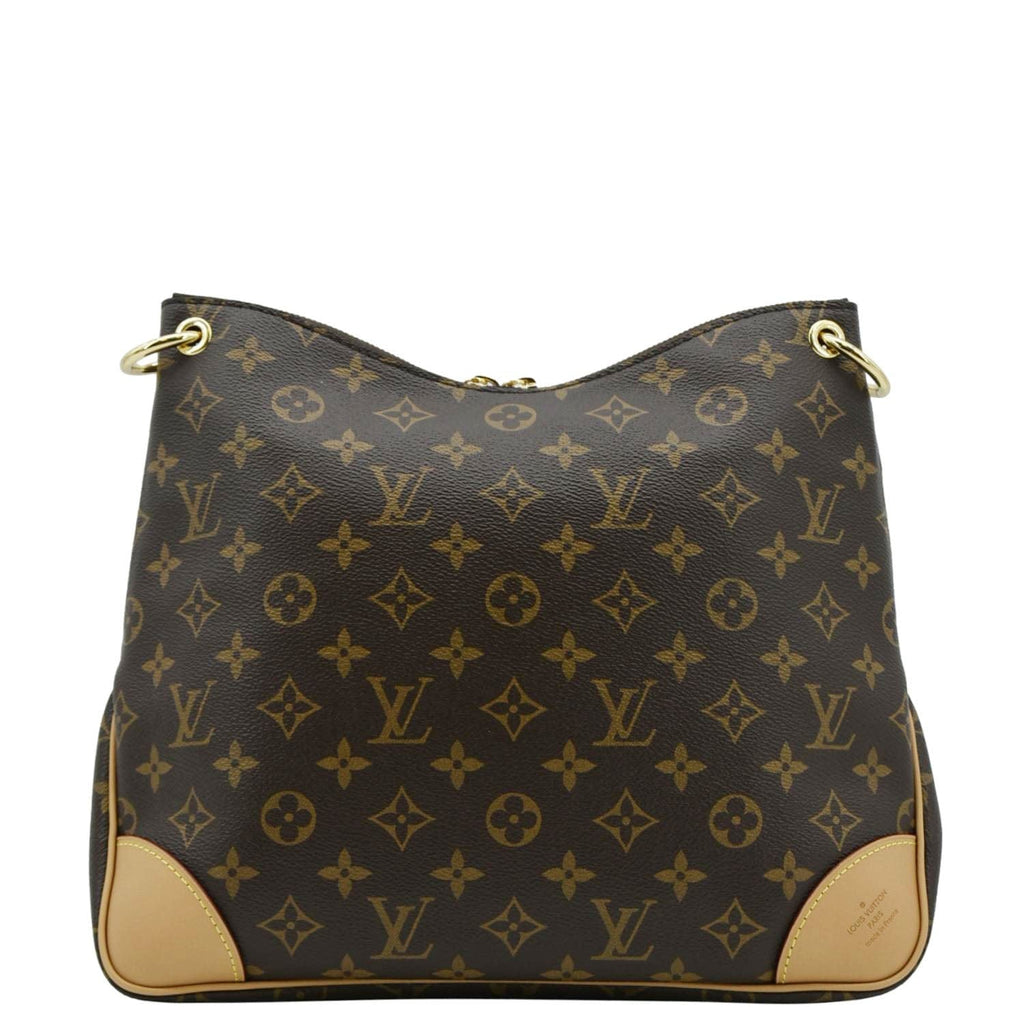 LOUIS VUITTON Odeon NM MM Monogram Canvas Shoulder Bag Brown