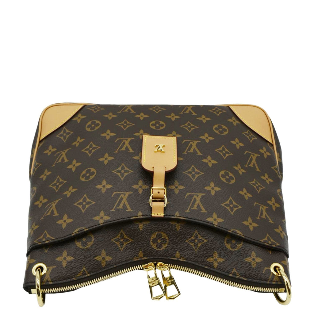 LOUIS VUITTON Odeon NM MM Monogram Canvas Shoulder Bag Brown