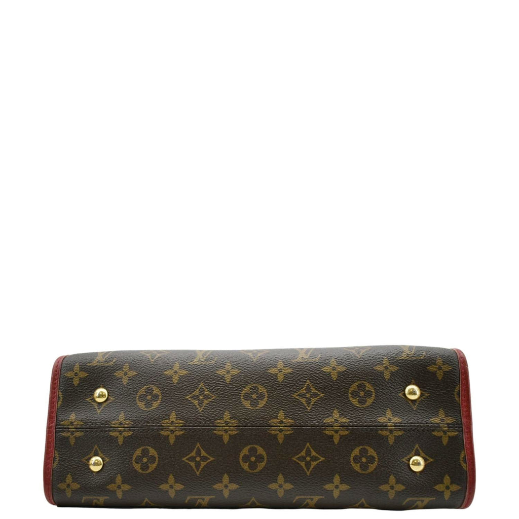 LOUIS VUITTON Popincourt NM Monogram Canvas Tote Bag Red