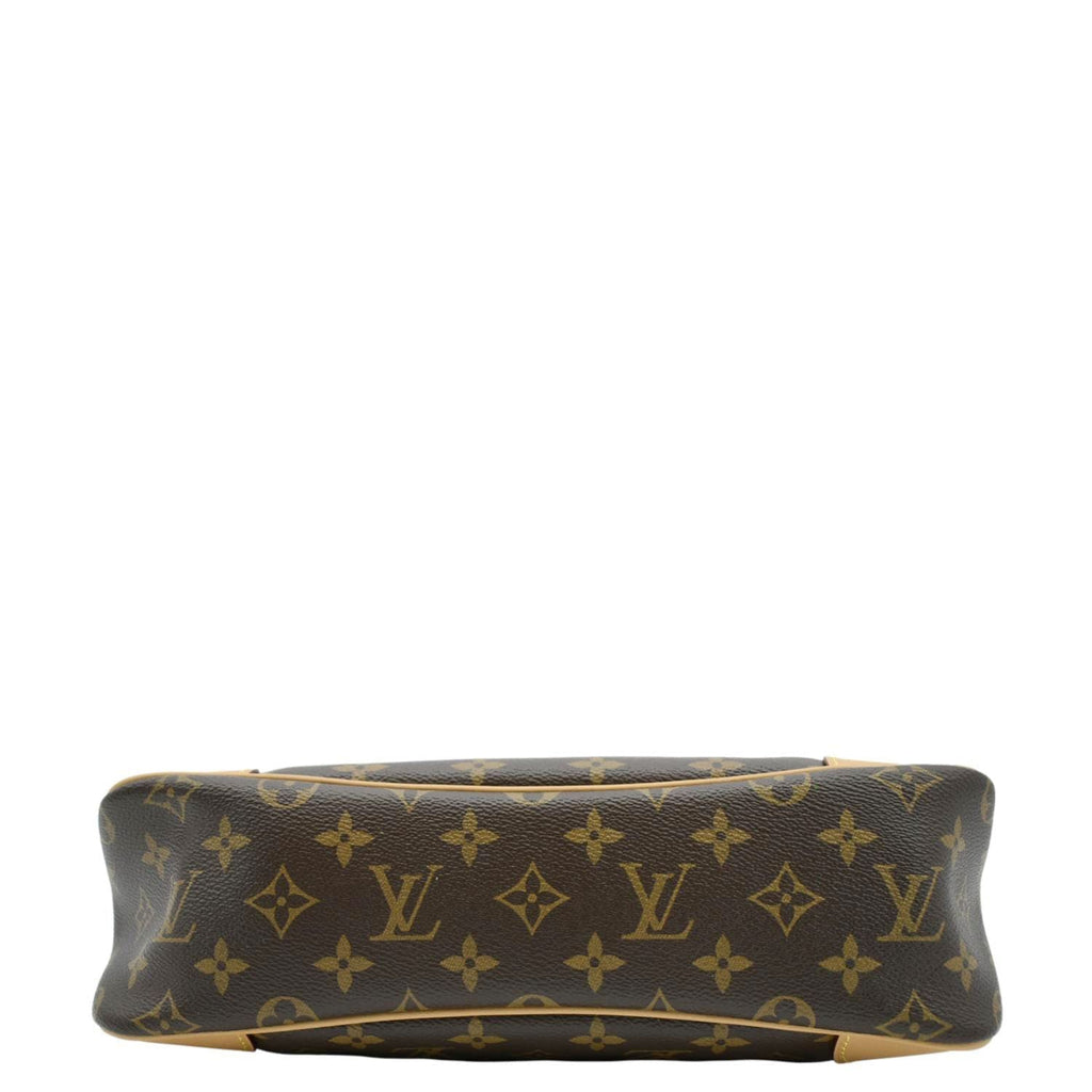 LOUIS VUITTON Odeon NM MM Monogram Canvas Shoulder Bag Brown