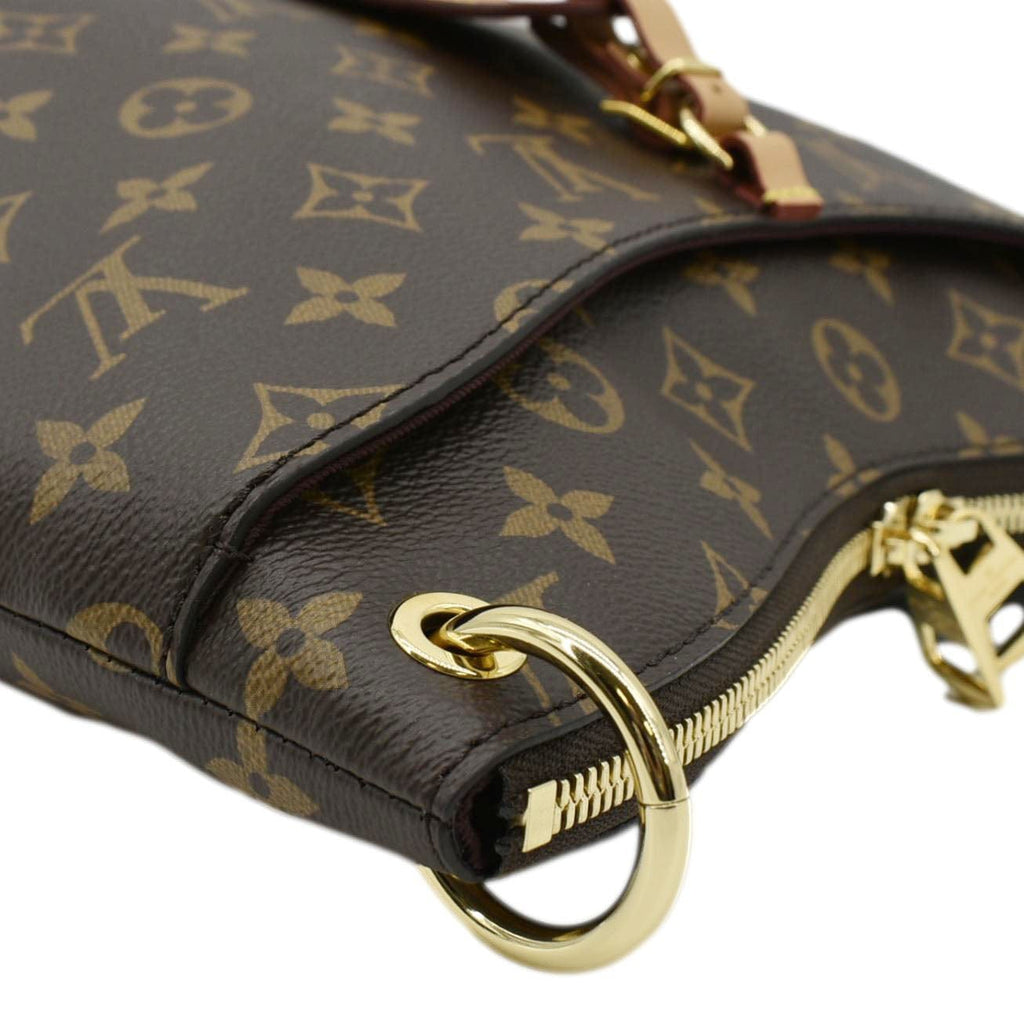 LOUIS VUITTON Odeon NM MM Monogram Canvas Shoulder Bag Brown