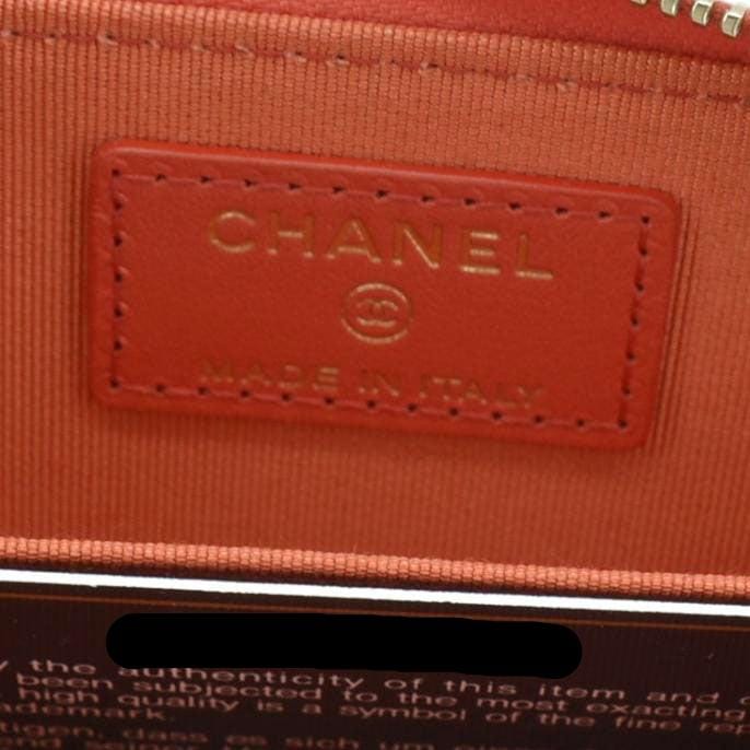 Chanel Zipped Quilted Caviar Leather Coin Purse Red