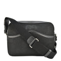 GUCCI  jumbo Gucci Canvas Messenger Bag Black 675891