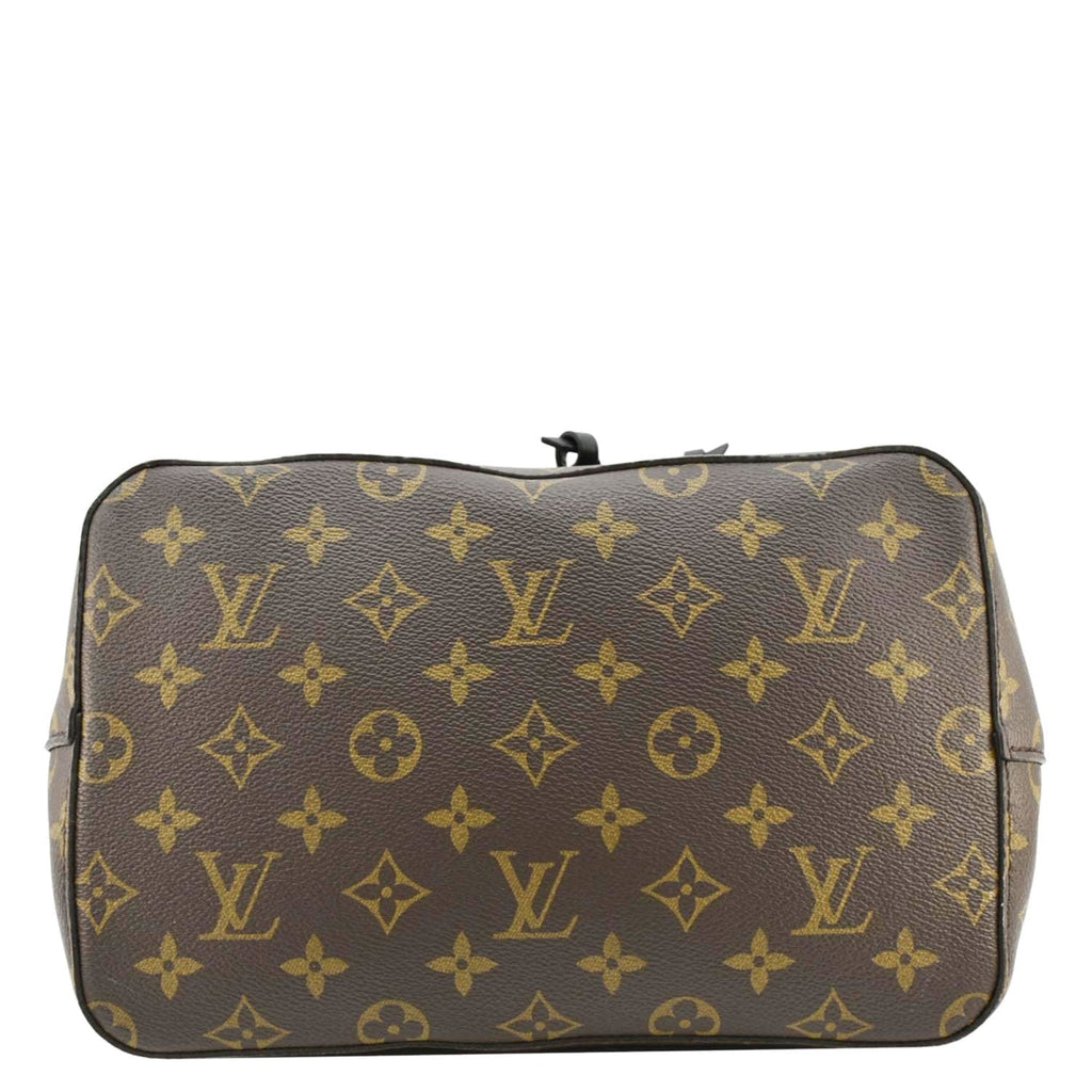 LOUIS VUITTON Neonoe Monogram Canvas Shoulder Bag Black