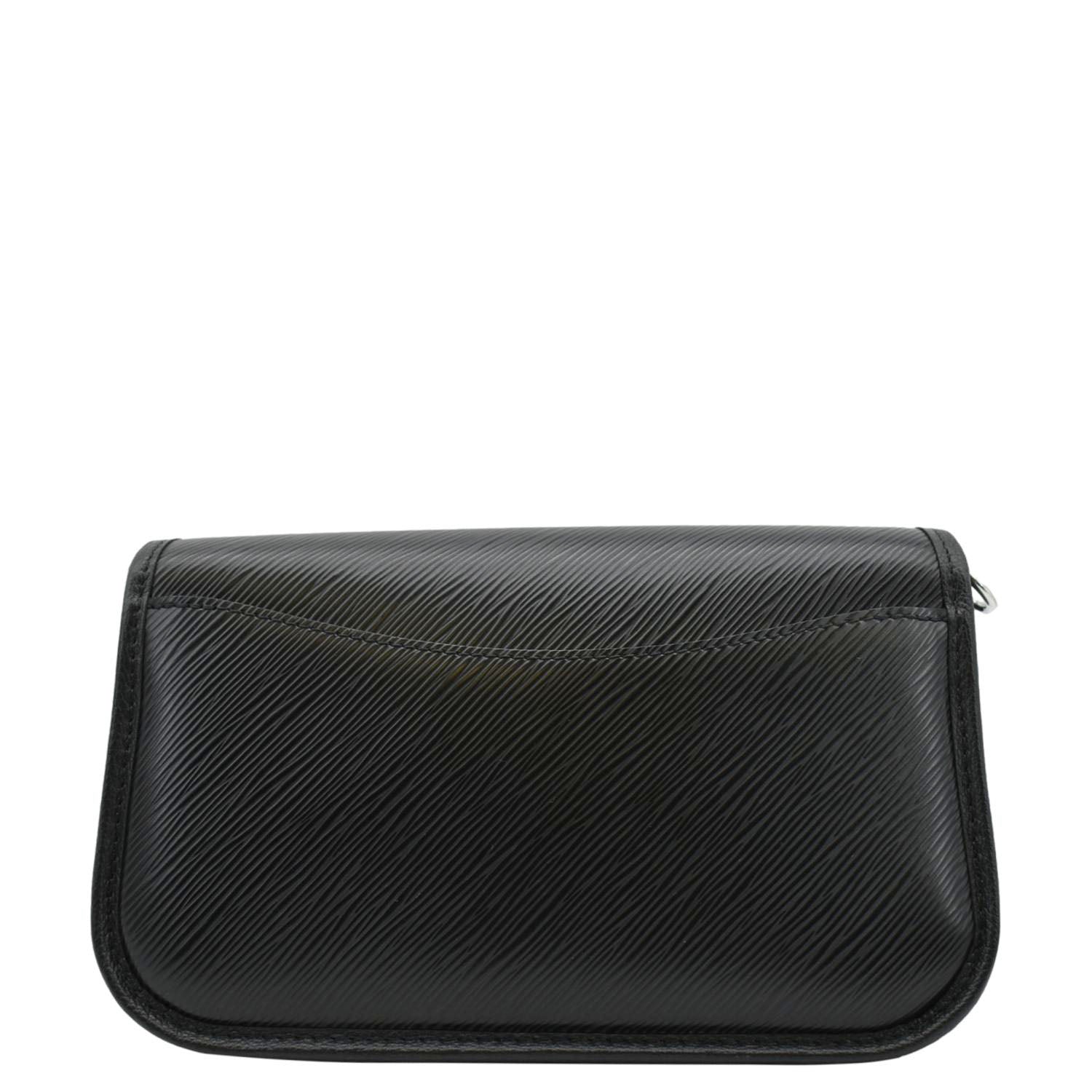 LOUIS VUITTON Buci Epi Grained Leather Shoulder Bag Black