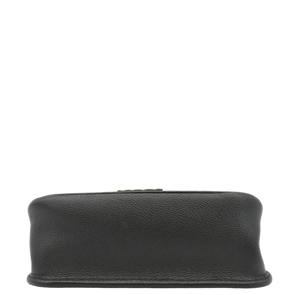 LOUIS VUITTON Buci Epi Grained Leather Shoulder Bag Black