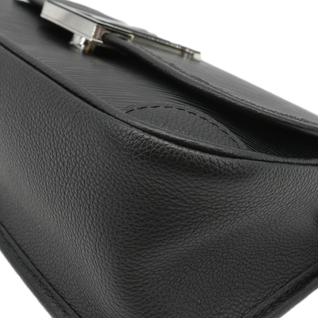 LOUIS VUITTON Buci Epi Grained Leather Shoulder Bag Black
