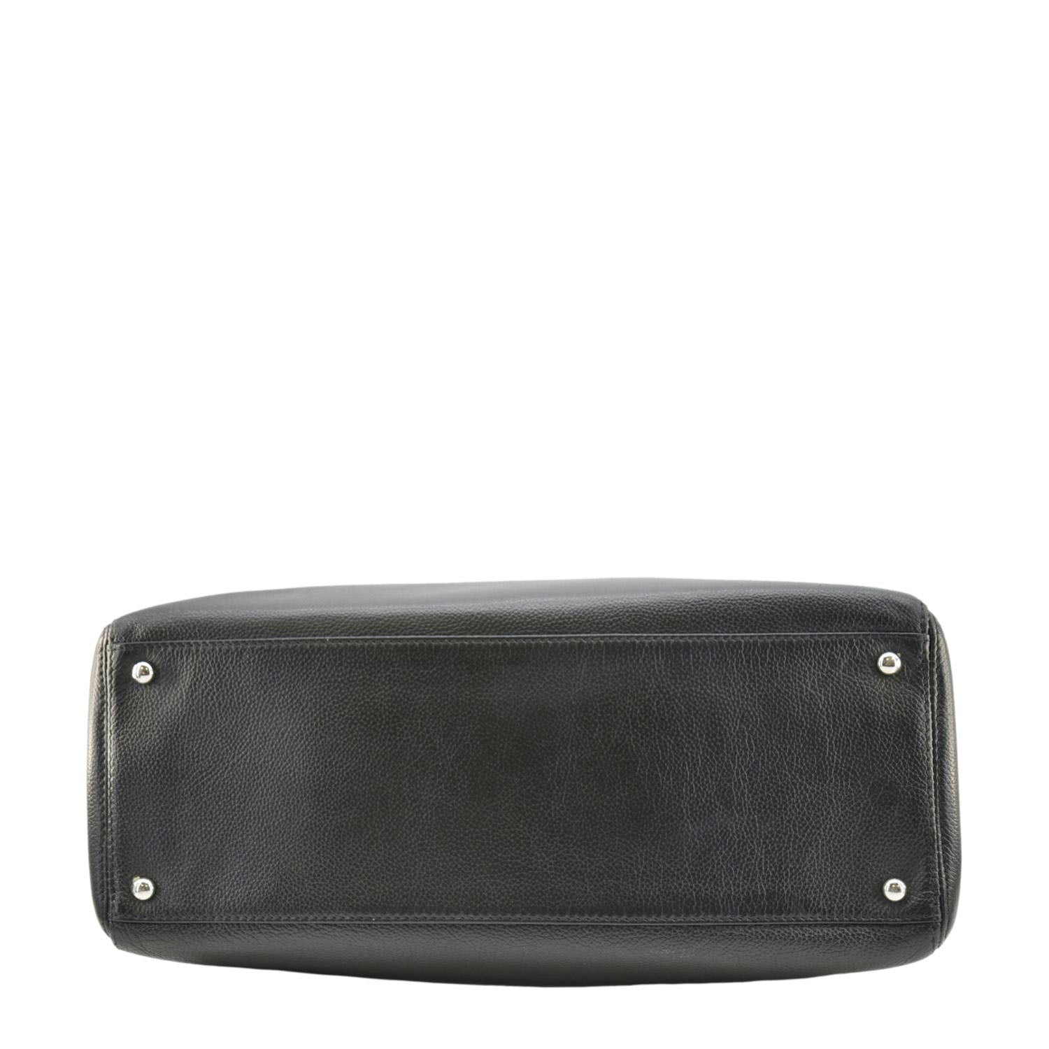 Chanel Executive Cerf Leather Tote Bag Black