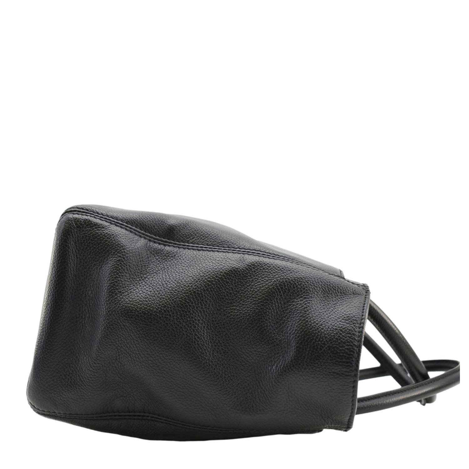 Chanel Executive Cerf Leather Tote Bag Black