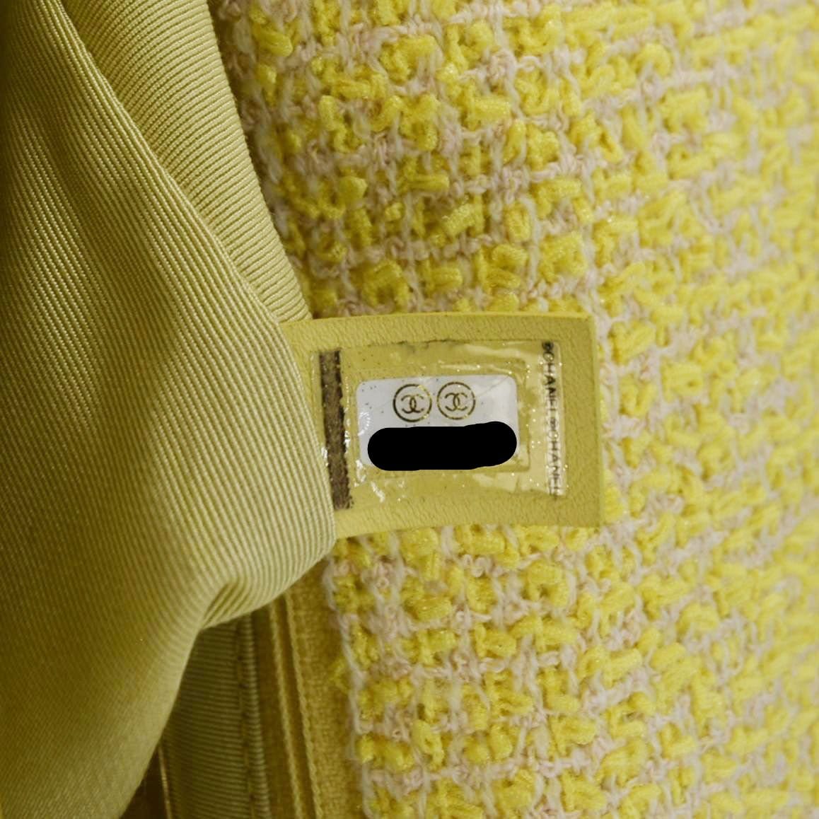 Chanel 19 Flap Medium Quilted Tweed Shoulder Bag Beige