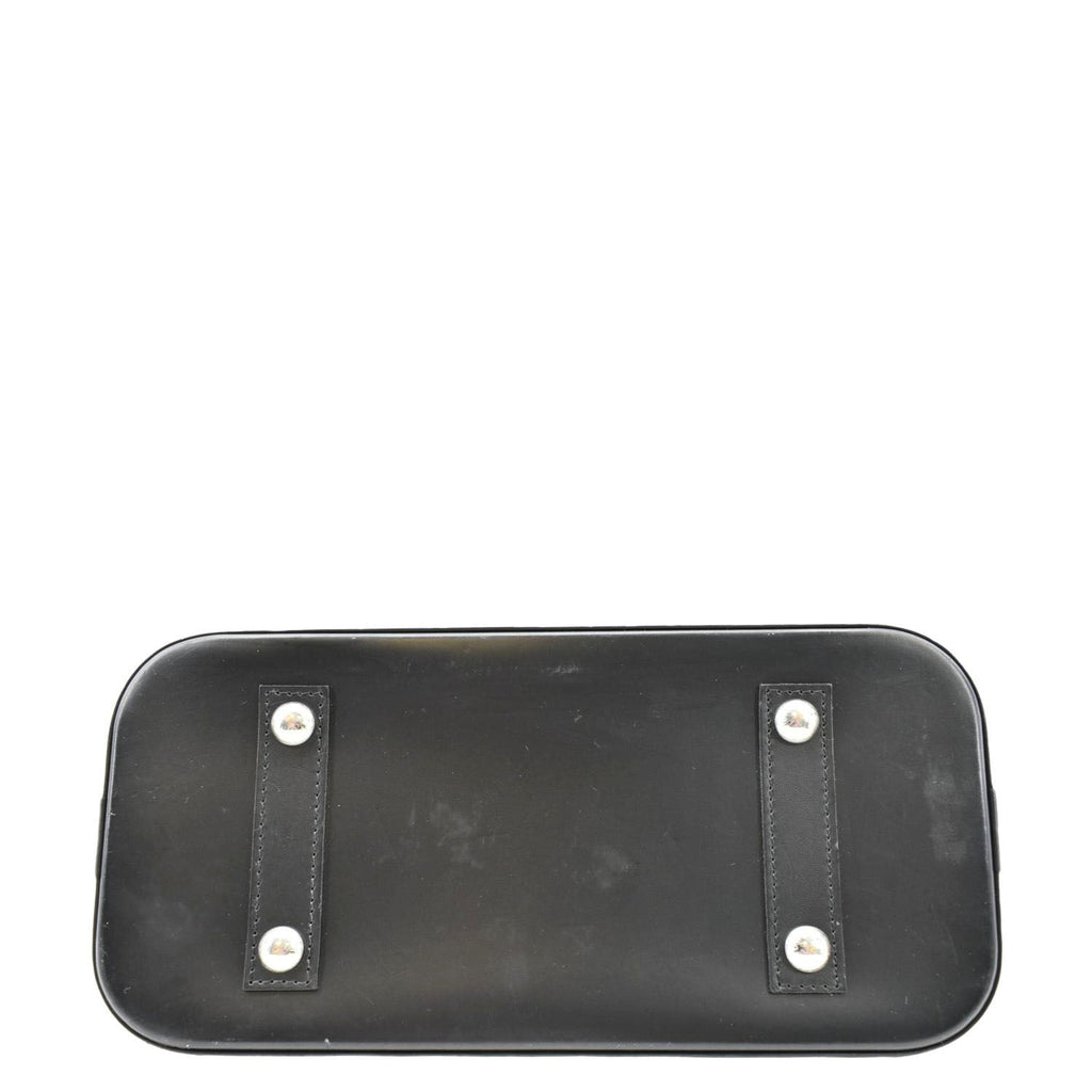 LOUIS VUITTON Alma PM Epi Leather Satchel Bag Black